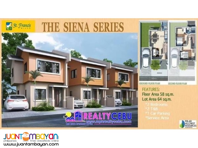 64m² Single Attached House in St Francis Hills Consolacion Cebu