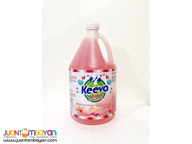 Keeva Alcogel Hand Sanitizer 3.5 Liters Gallon Love Spell Keeva Alcogel Hand Sanitizer 3.5 Liters Gallon Love Spell