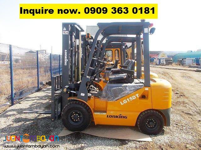 Forklift LG15DT Lonking 1.5 tons TCM counterpart FD15