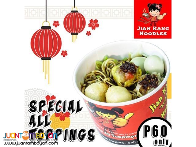 Jian Kang Noodles Open for Franchise NATIONWIDE