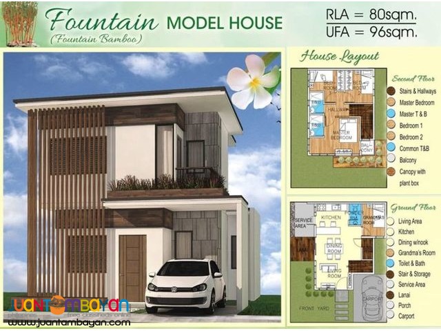 PRE-SELLING 4 BR HOUSE AT BAMBOO BAY RES. IN CATARMAN LILOAN CEBU