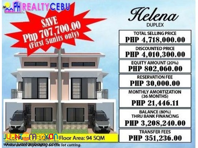 4BR HOUSE FOR SALE AT CITADEL ESTATE LILOAN CEBU- HELENA MODEL