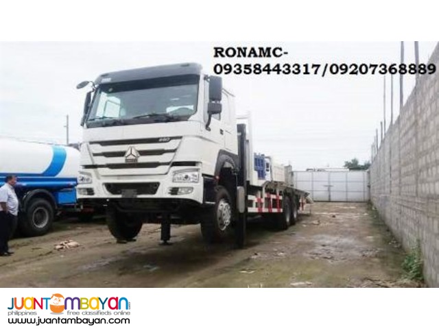 Howo A7 10wheeler Self Loading Truck with 6t winch