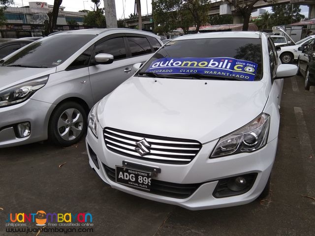 2016 Suzuki Ciaz 1.4L GL Gas A/T