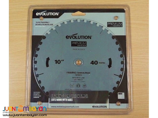 Evolution 10FDHS 10-inch x 40-tooth Framing Demolition Blade
