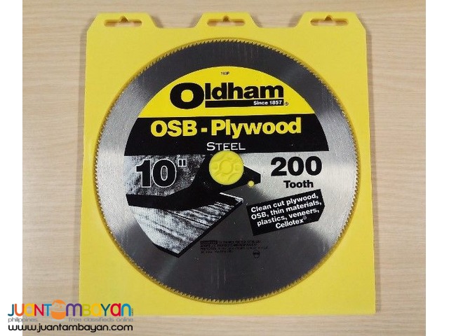 Oldham 100P 10-inch x 200-tooth OSB Plywood Saw Blade