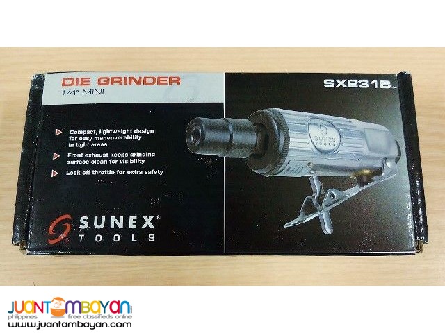 Sunex SX231B 1/4-inch Mini Straight Air Die Grinder