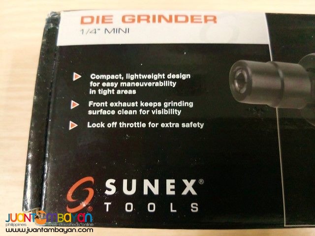 Sunex SX231B 1/4-inch Mini Straight Air Die Grinder