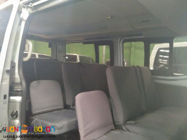 NISSAN URVAN FOR RENT AT VERY AFFORDABLE PRICE! 09989632040