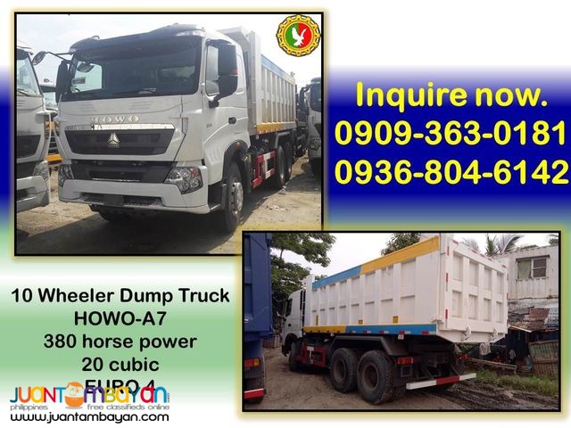 10 wheeler dump truck 20 cubic