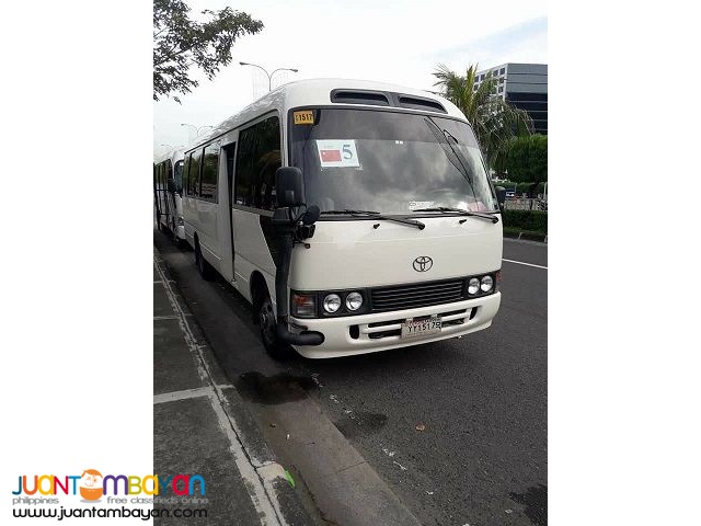 Toyota Coaster for Rent at Lowest Price! Call/Text 09989632040 