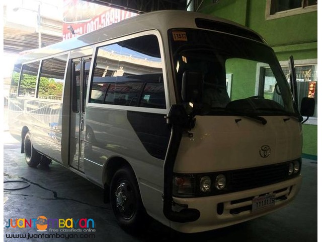 Toyota Coaster for Rent at Lowest Price! Call/Text 09989632040 