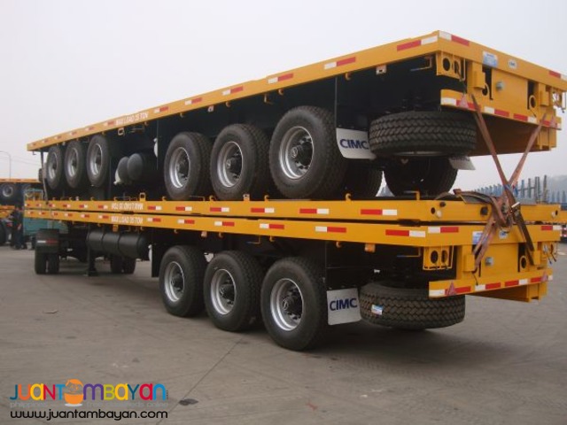 40ft Tri-Axle Flatbed Semi-Trailer