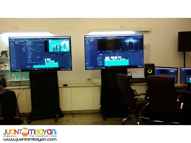 LARGE MONITOR LED TV RENTALS WITH STAND