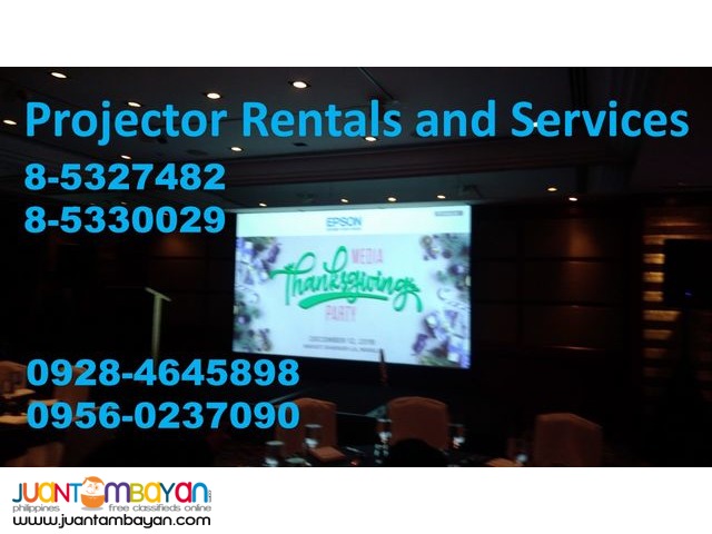 CHEAPEST PROJECTOR RENTALS WITH SCREEN