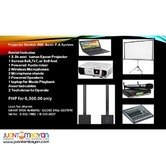 PROJECTOR WITH BASIC P.A SYSTEM