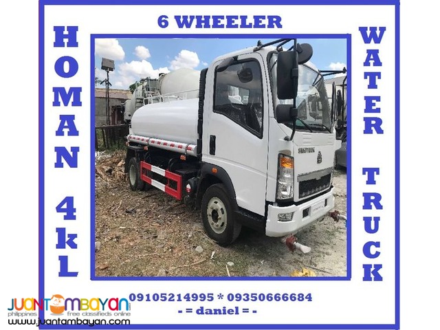 6 WHEELER HOMAN WATER TRUCK 4K