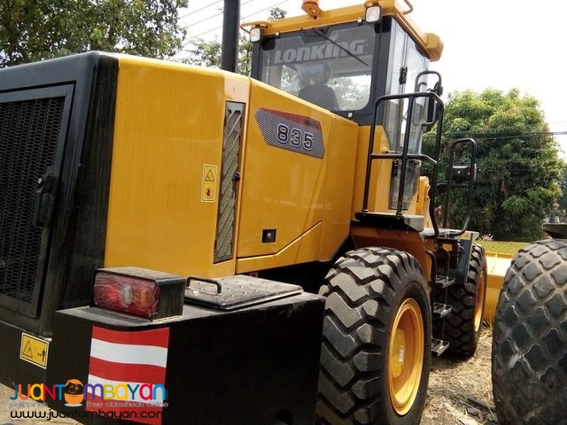 CDM835 Lonking Wheel Loader 1.8cbm Bucket Size