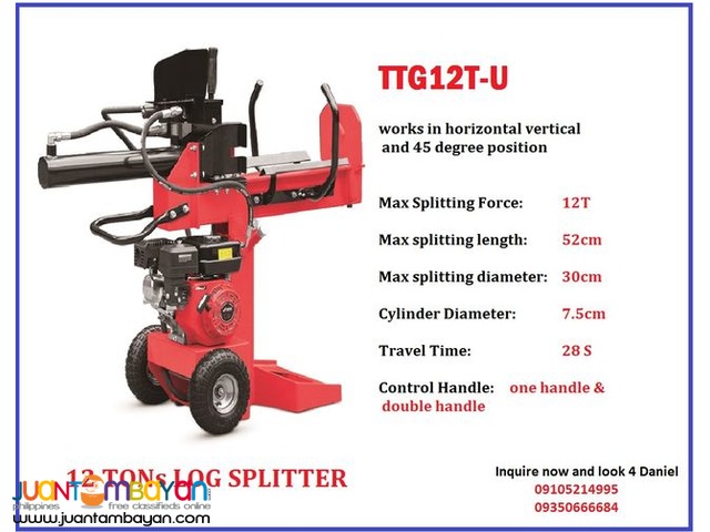 12 ton log splitter 