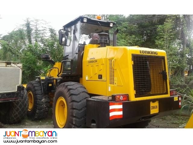 CDM843 Lonking Wheel Loader 2.3cbm Bucket Size 