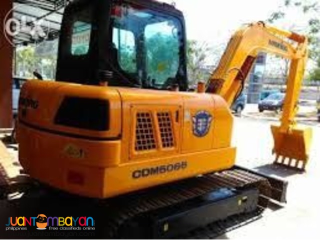 CDM6065 Lonking Hydraulic Excavator / Backhoe 1/4 Bucket Size