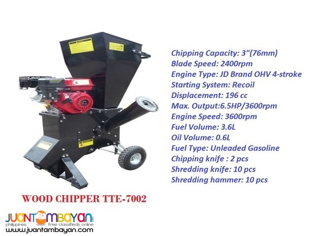 TTE-7002 Wood Chipper