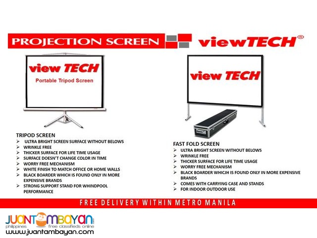 VIEWTECH PROJECTOR SCREEN