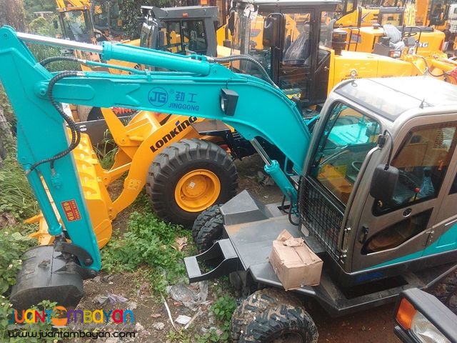 Jinggong JG80 Hydraulic Excavator Wheel Type