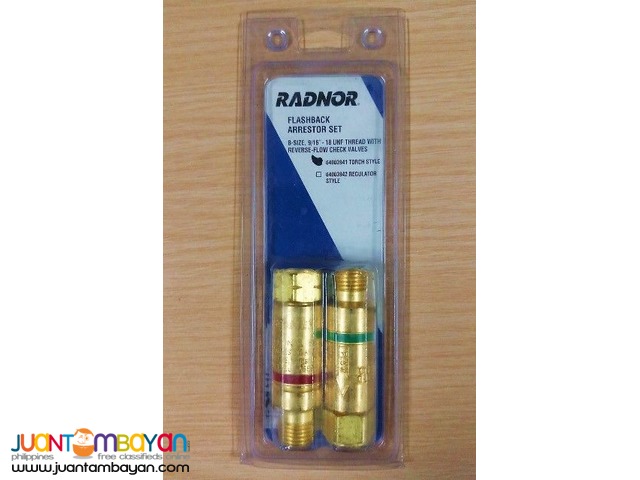 Radnor FA30 & FA10 Flashback Arrestor Set