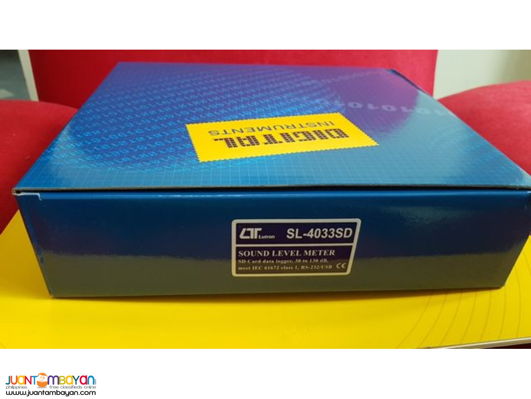 Sound Level Meter Datalogger, Noise Recorder, CLASS 1