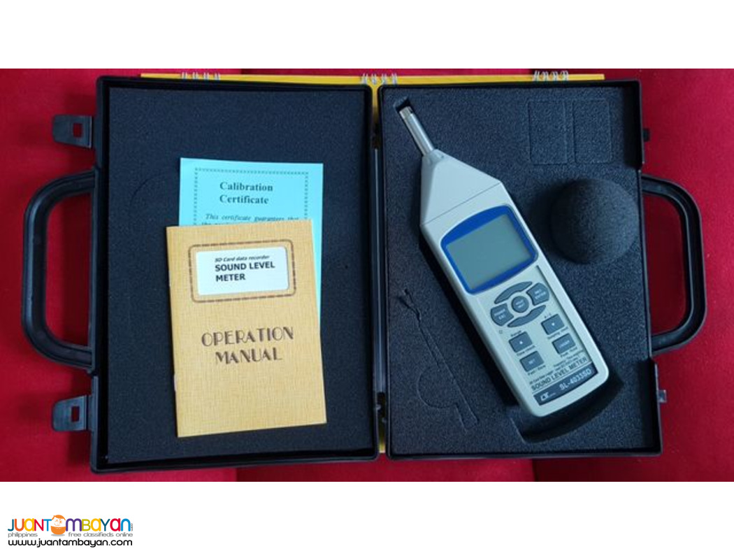 Sound Level Meter Datalogger, Noise Recorder, CLASS 1