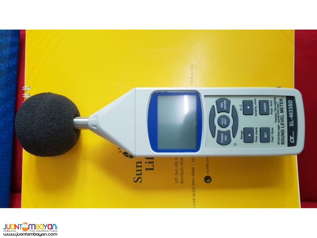Sound Level Meter Datalogger, Noise Recorder, CLASS 1