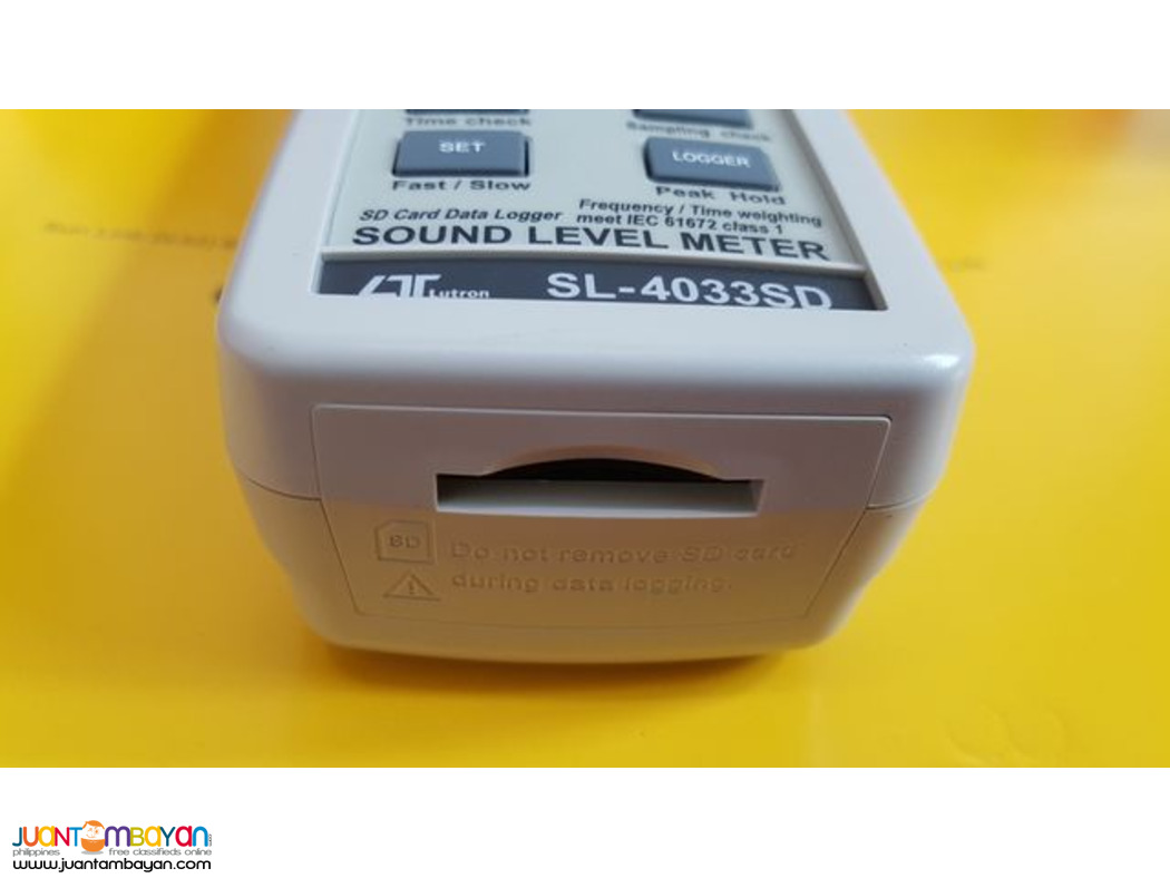 Sound Level Meter Datalogger, Noise Recorder, CLASS 1