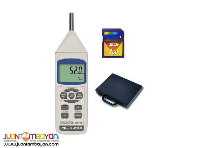 Sound Level Meter Datalogger, Noise Recorder, CLASS 1