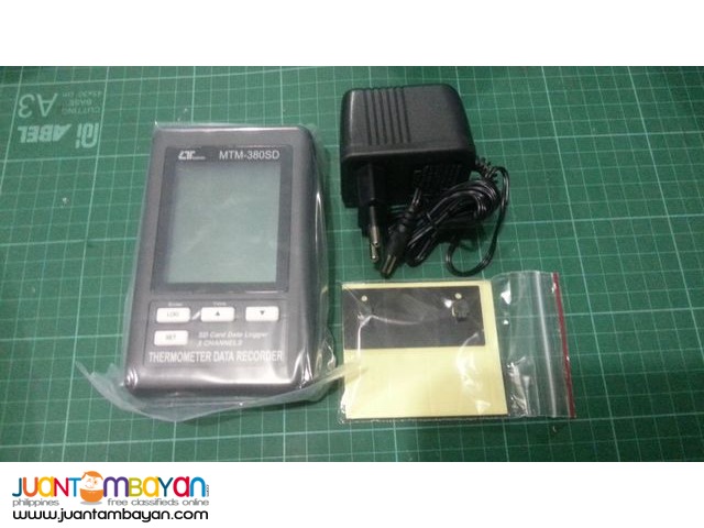 3-Channel Type-K Thermocouple Datalogger, Temperature Recorder