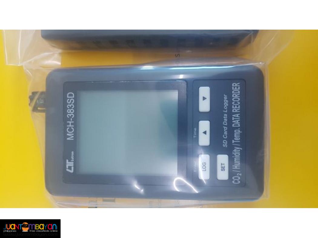 Carbon Dioxide Meter, CO2 Meter, Datalogger, Recorder, MCH-383SD