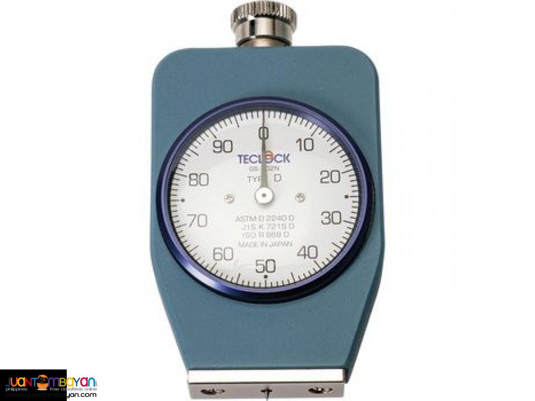 Durometer, Shore D, Rubber Hardness Tester, Teclock GS-702N