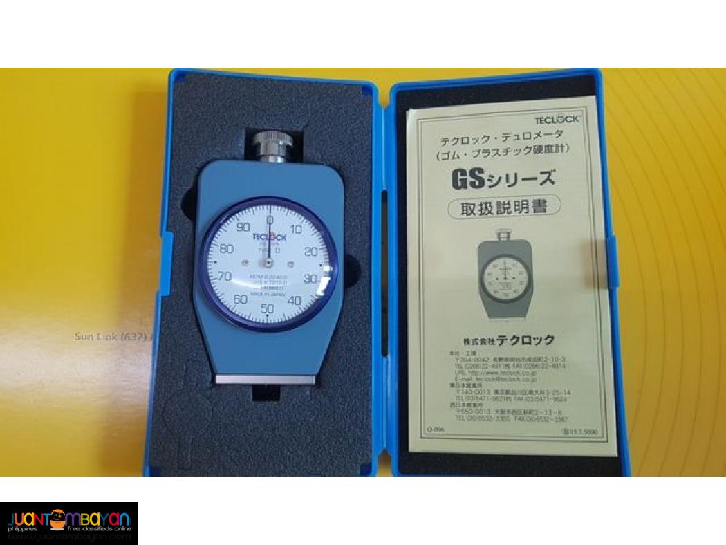 Durometer, Shore D, Rubber Hardness Tester, Teclock GS-702N