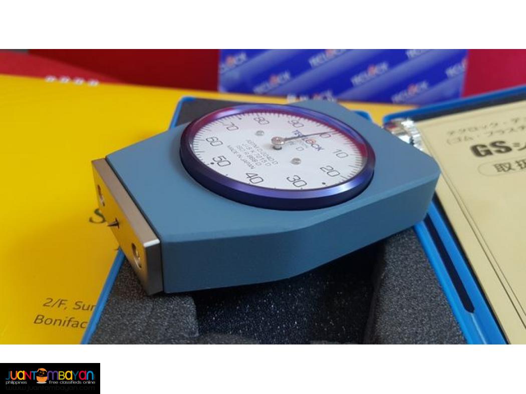 Durometer, Shore D, Rubber Hardness Tester, Teclock GS-702N