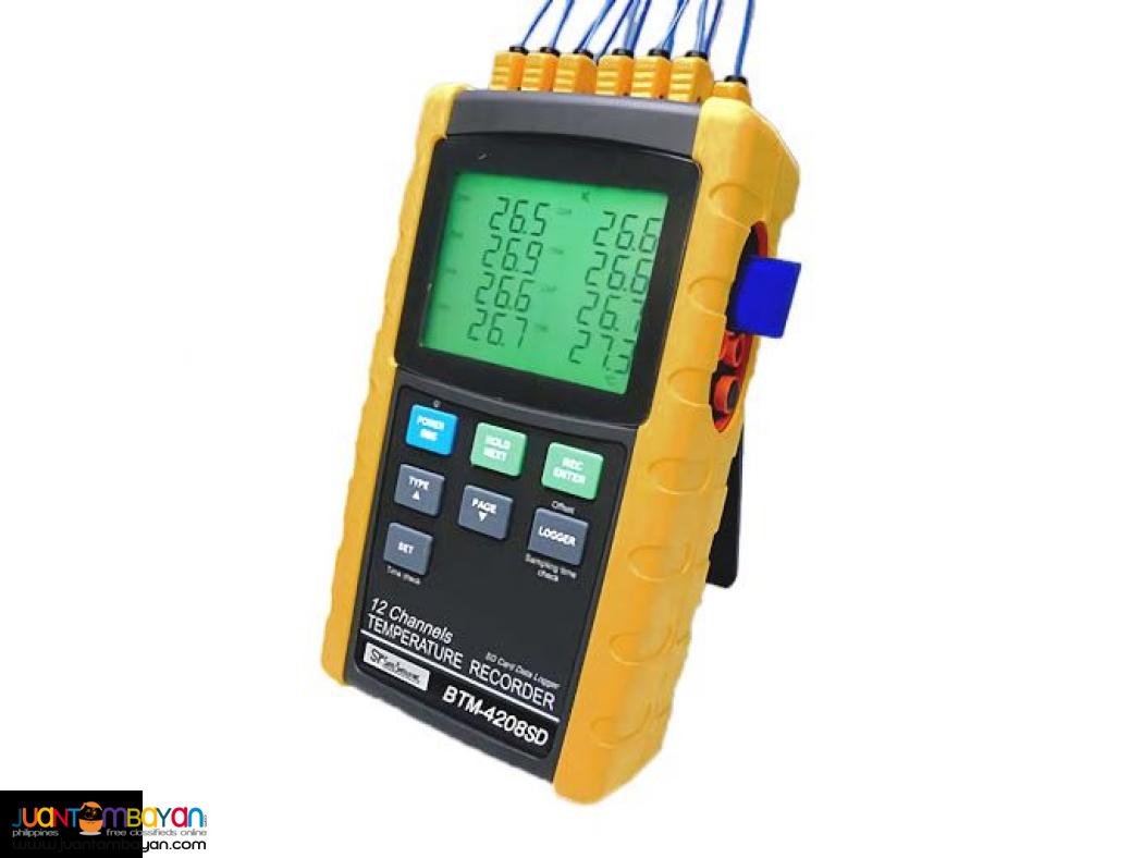 12Channel Thermocouple Datalogger, Temperature Mapping