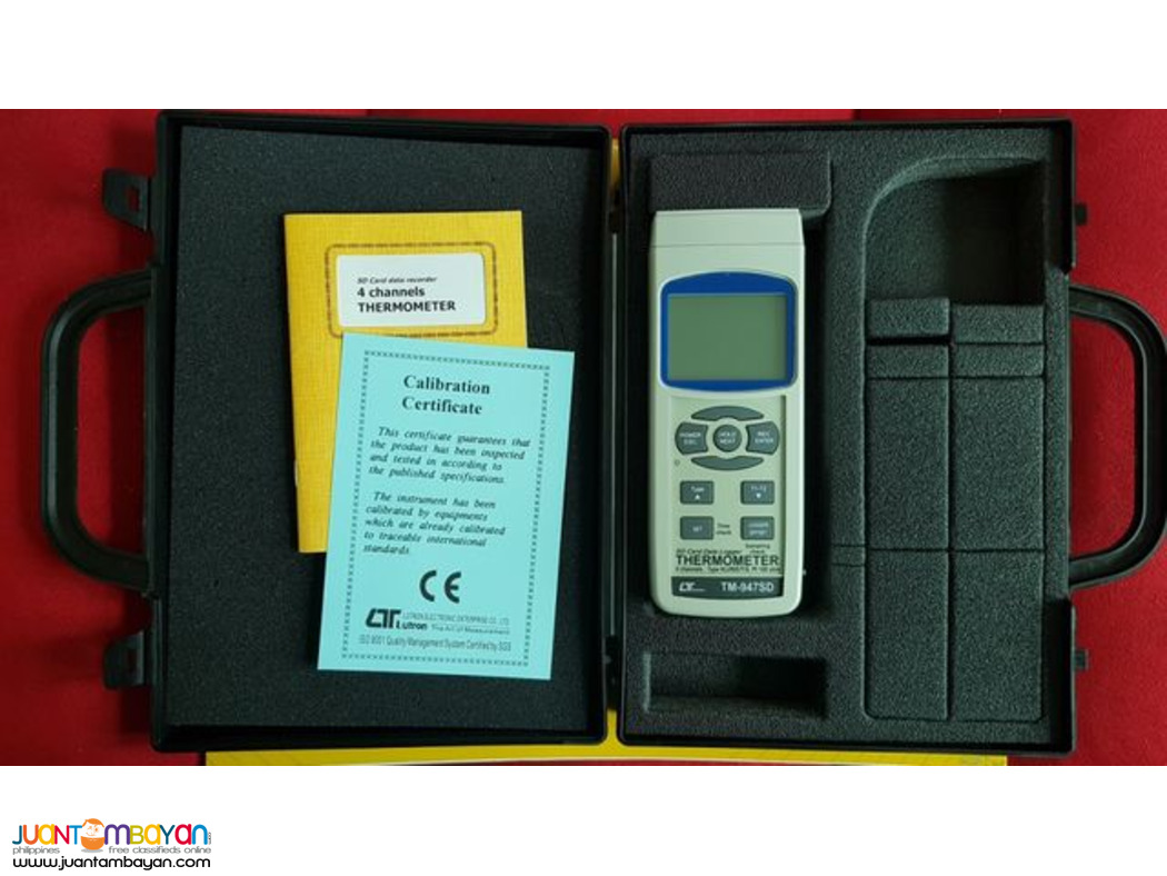 4-Channel Temperature Datalogger, Thermocouple Datalogger, PT100