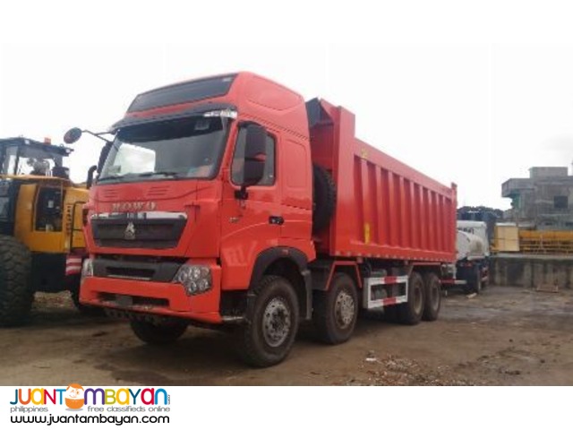 12 Wheeler HOWO T7 Dump Truck EURO 4