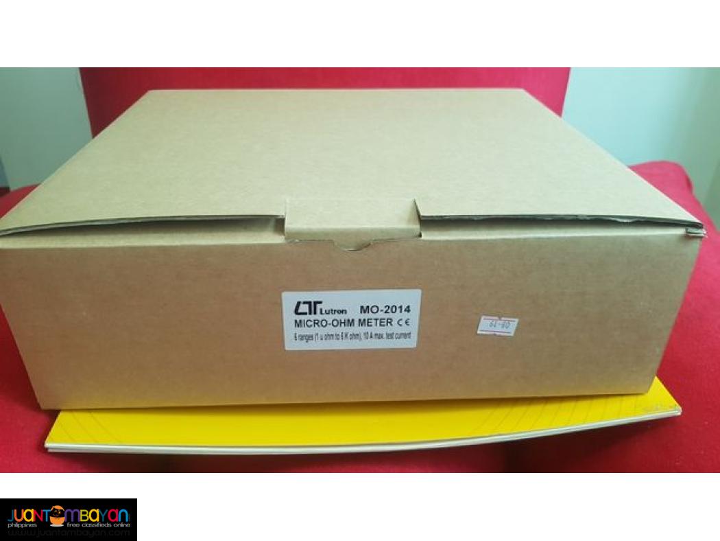Milliohmeter, Microhmmeter, MilliOhmeter, MicroOhmeter, Lutron
