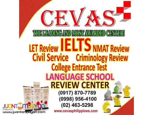 CEVAS Best OET Review Center in Davao City Tagum Digos Cagayan De
