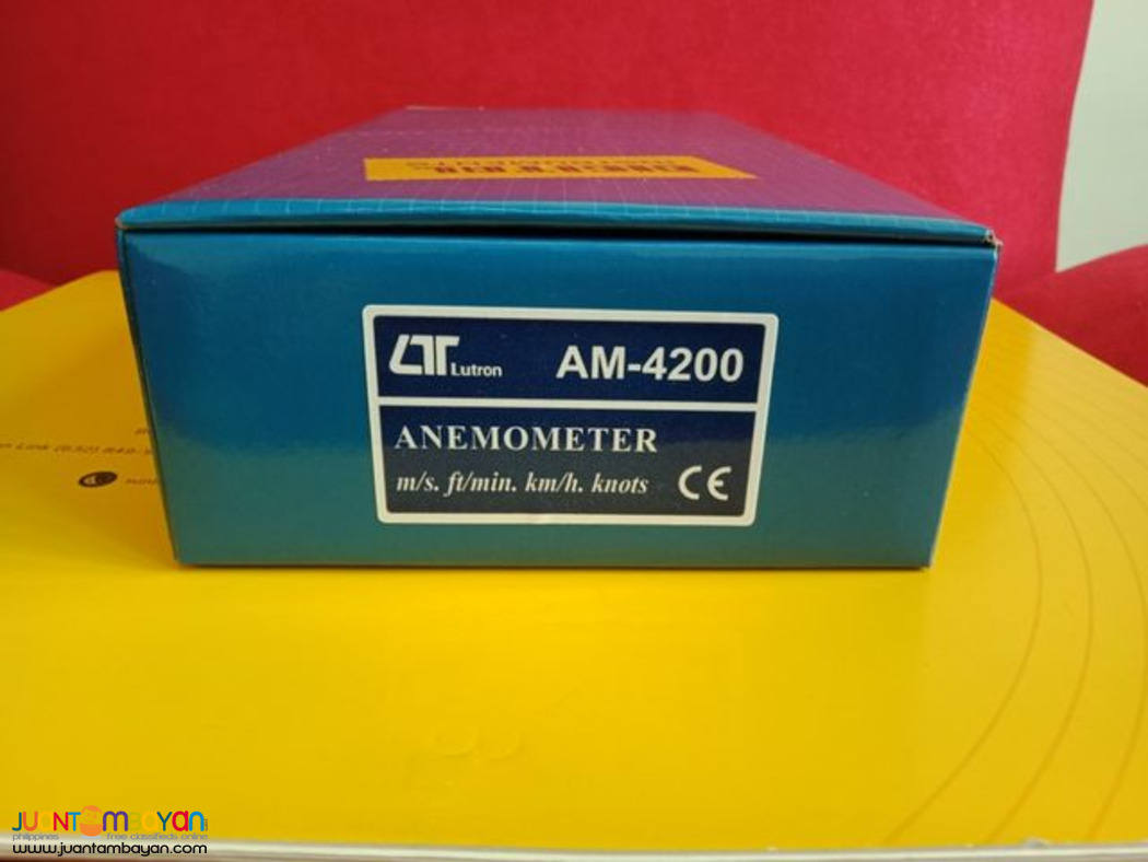 Anemometer, Vane Anemometer, Air Velocity Meter