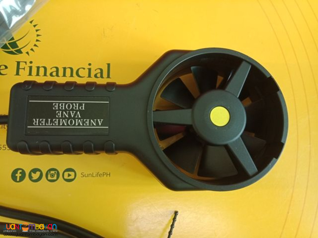 Anemometer, Vane Anemometer, Air Velocity Meter