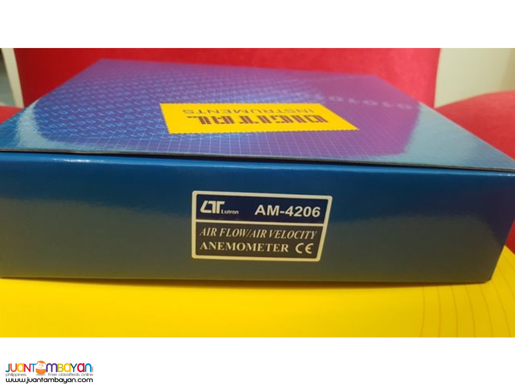 Airfow Meter, CFM Anemometer, ThermoAnemometer, Anemometer