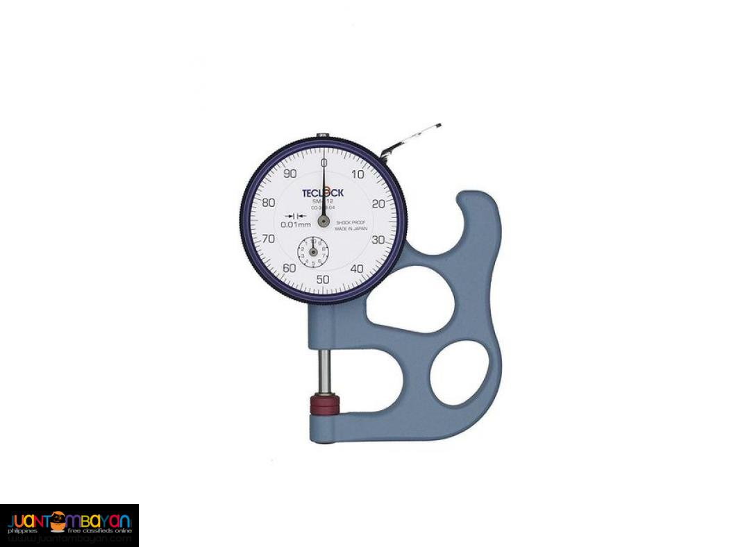 Thickness Gauge, Dial Thickness Gauge, Teclock (Japan)