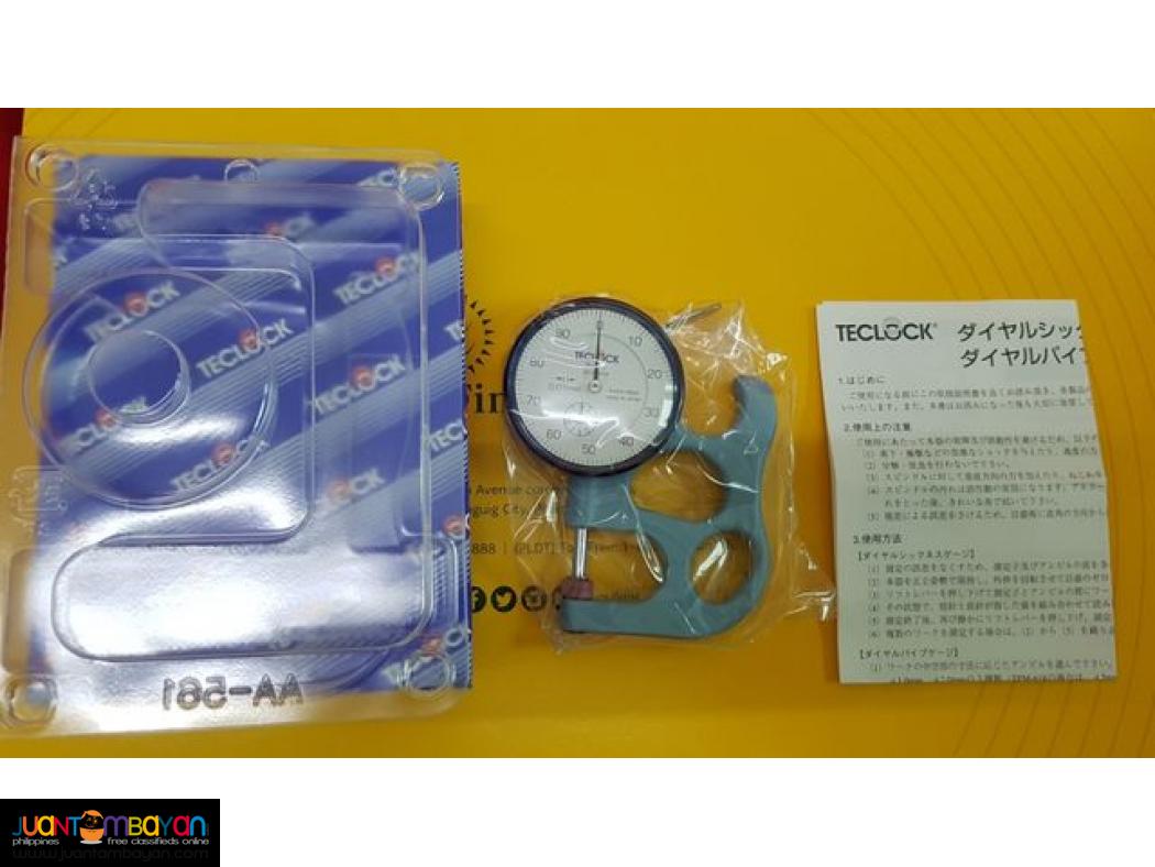 Thickness Gauge, Dial Thickness Gauge, Teclock (Japan)