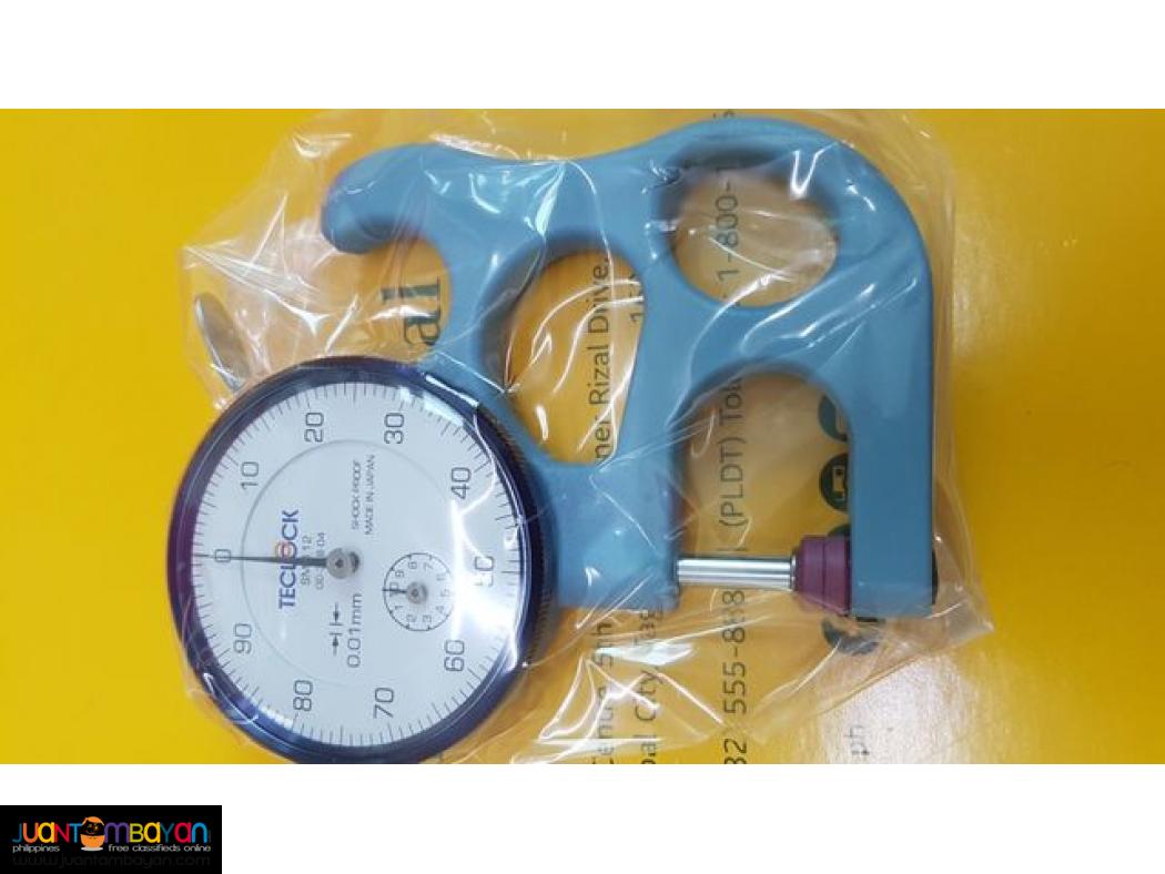 Thickness Gauge, Dial Thickness Gauge, Teclock (Japan)